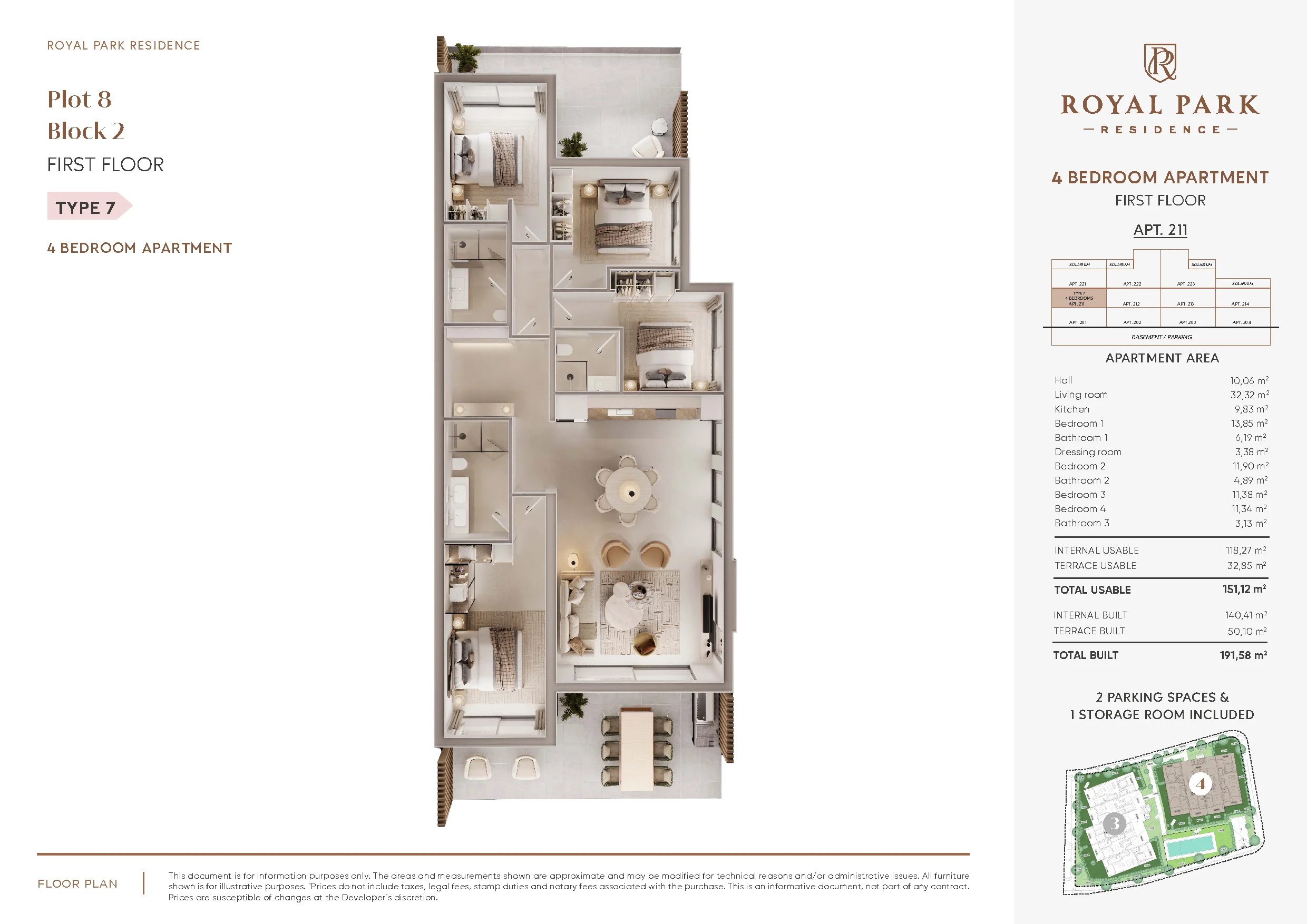 Royal Park Residence plattegrond 2